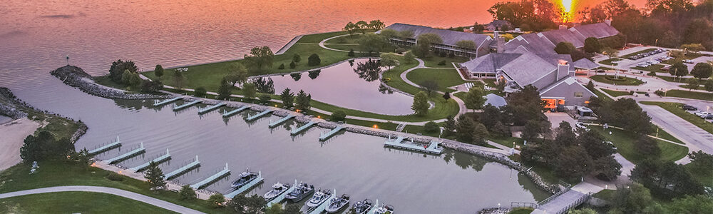wide shot of Maumee Bay property