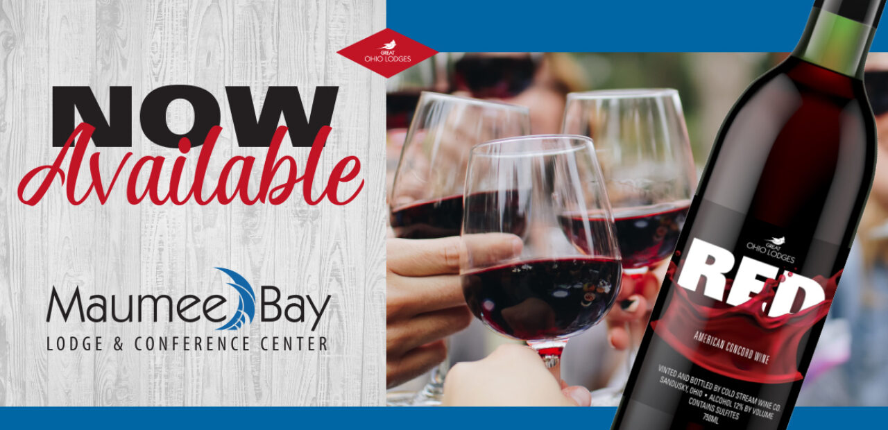 Now Available - The Great Ohio Lodges American Concord Wine.