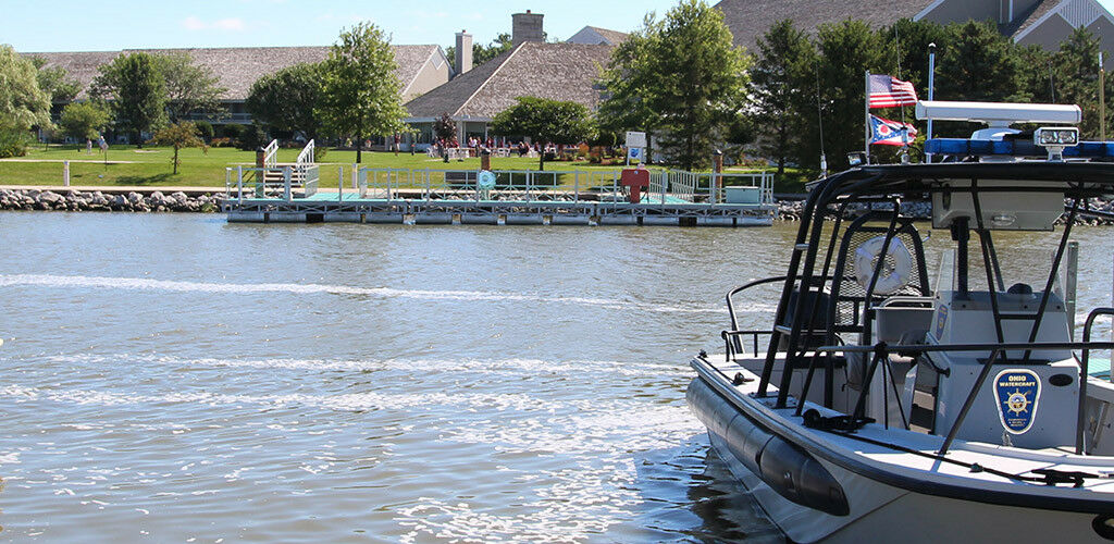 The marina