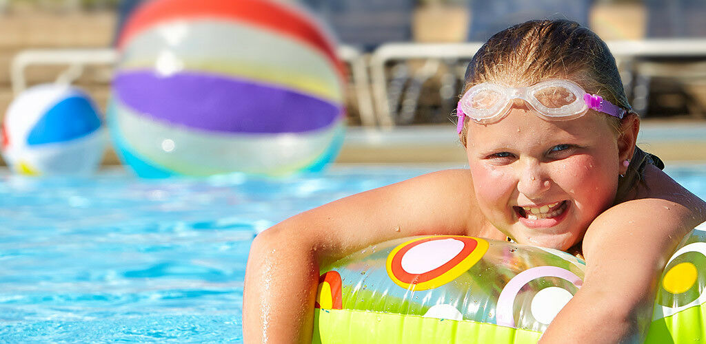 Children Playing in the Pool